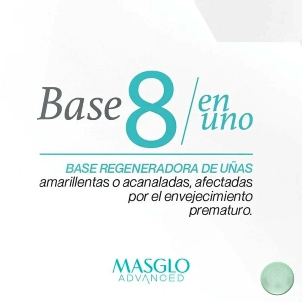 Masglo Clinical Base 8 en 1 – Regeneradora de Uñas- Nail Repair Treatment 13.5ml - Picture 5 of 6